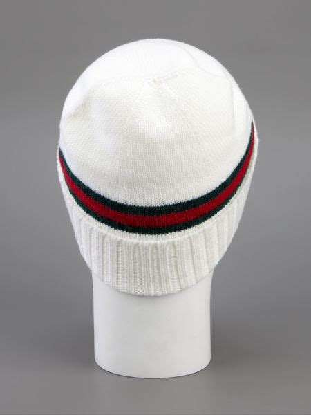 cream gucci beanie|vintage gucci beanie.